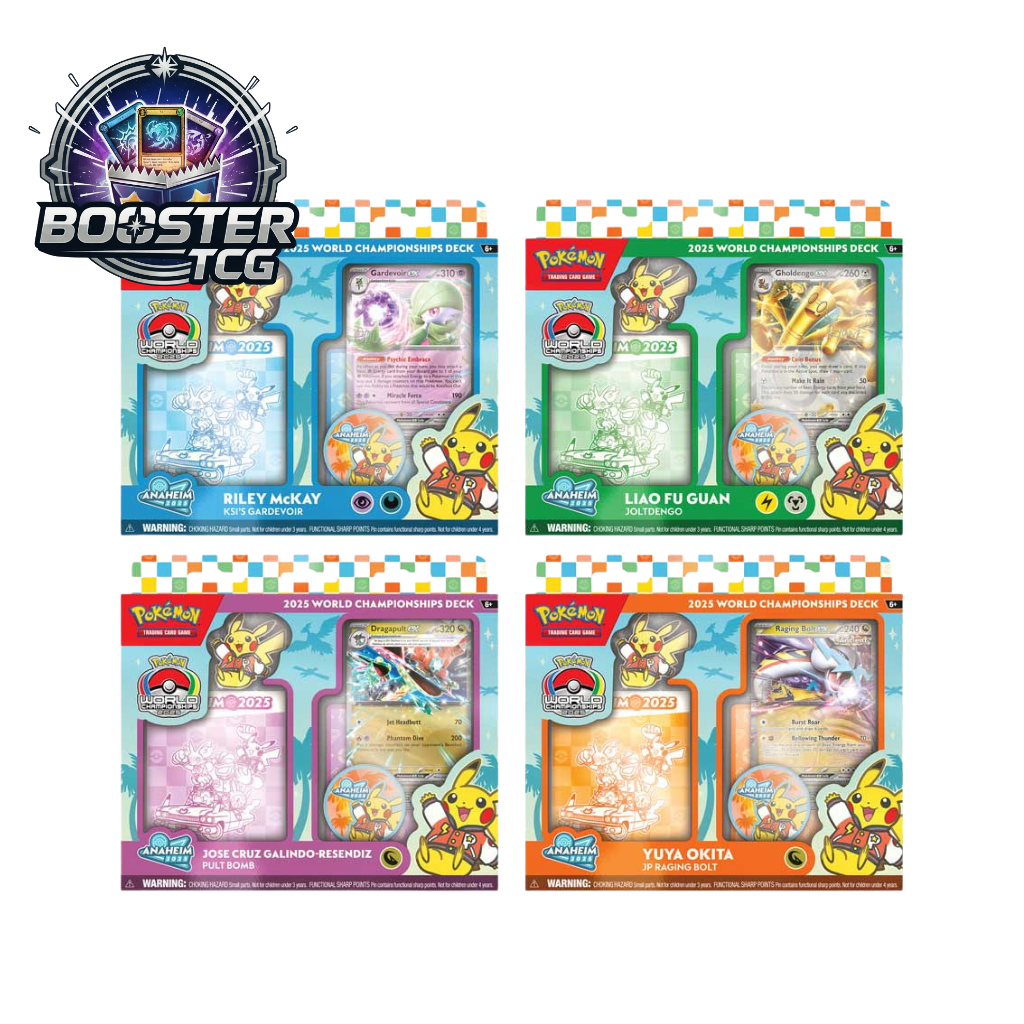 Pokémon TCG: 2025 World Championships Deck Display (8 Decks) | PRE-ORDER